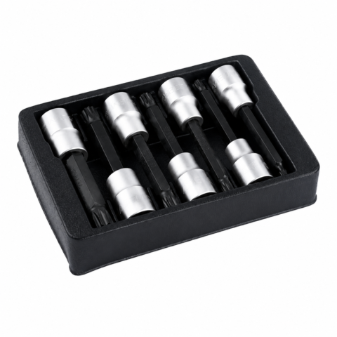 COFFRET CLE DOUILLE MALE 12 PANS 1/2″ 7 PCS ACEM