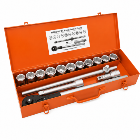 COFFRET CLE DOUILLE 3/4″ 6 PANS ACEM