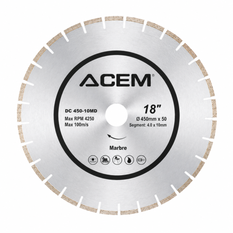 DISQUE DIAM POUR MARBRE DC450-10MD