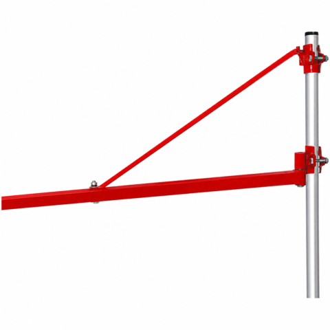 Bras ou potence orientable pour treuil électrique