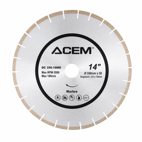 DISQUE DIAM POUR MARBRE DC350-10MD