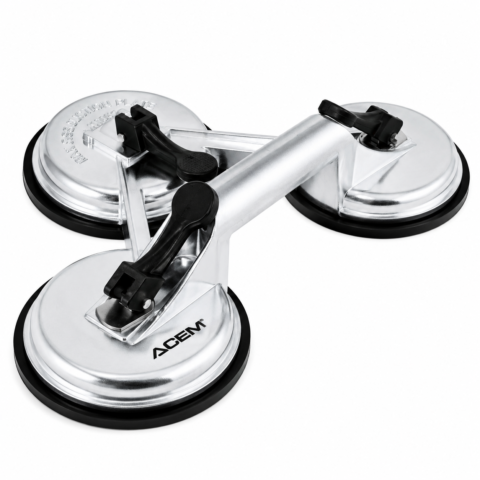 VENTOUSE PORTE GLASSE TRIPLE 150 KG ACEM