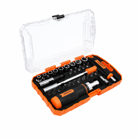 COFFRET CLE A DOUILLE & EMBOUT 1/4″ 29PCS 4-12MM OR29 ACEM