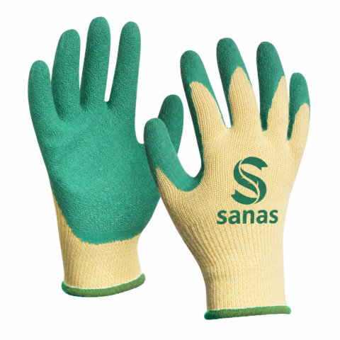 Gant paume et doigts en enduction latex