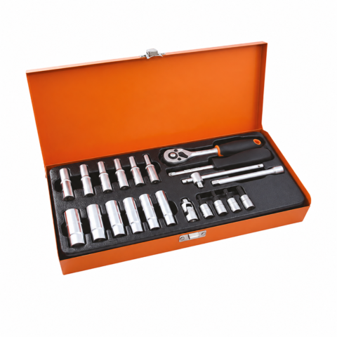 COFFRET CLE DOUIL 6PANT & TORX & MALE 1/4 S/L 22PCS ACEM