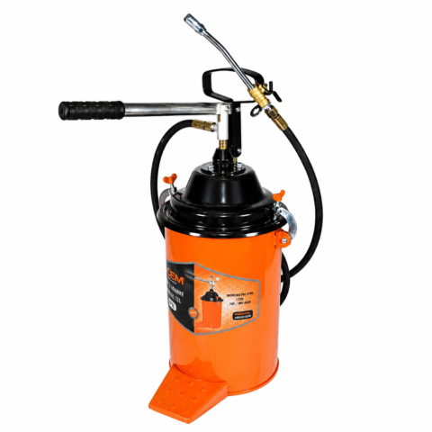 POMPE A GRAISSE MANUELLE AVEC FLEX/PISTOLET 12L MG-12 ACEM
