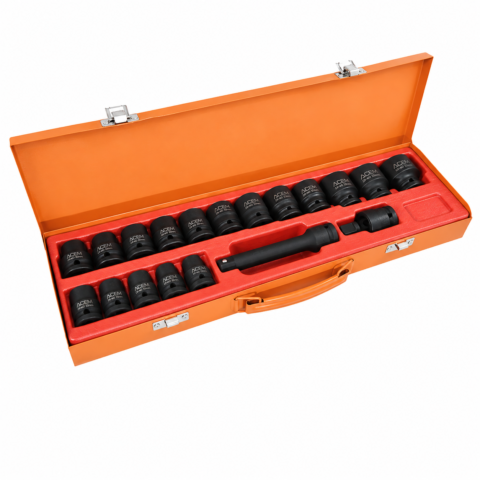COFFRET CLE DOUILLE IMPACT S.COURTE 1/2″ 20 PCS 10-32 ACEM