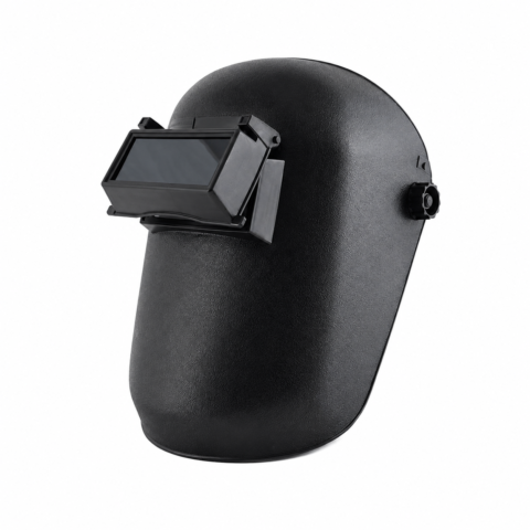 MASQUE CAGOULE DOUBLE EN PLASTIQUE NOIR MS-002 ACEM