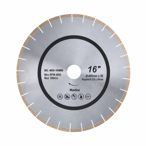 DISQUE DIAM POUR MARBRE DC400-10MD D400X10X3.0X50MM ACEM