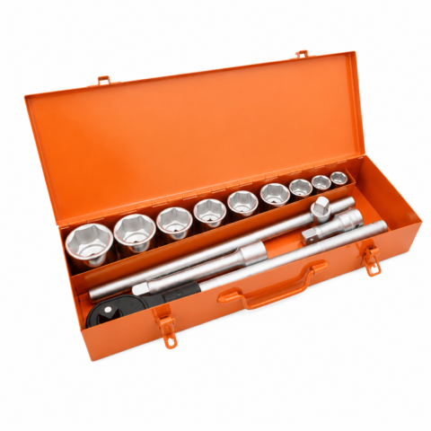 COFFRET CLE DOUILLE 3/4″ 12 PANS 14 PCS ACEM