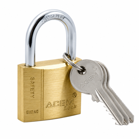 CADENAS BLOCUS 50 MM EN LAITON ACEM